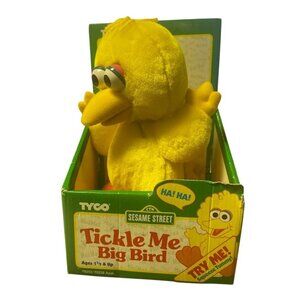Tyco Sesame Street Tickle Me Big Bird Interactive Plush Toy - 1996